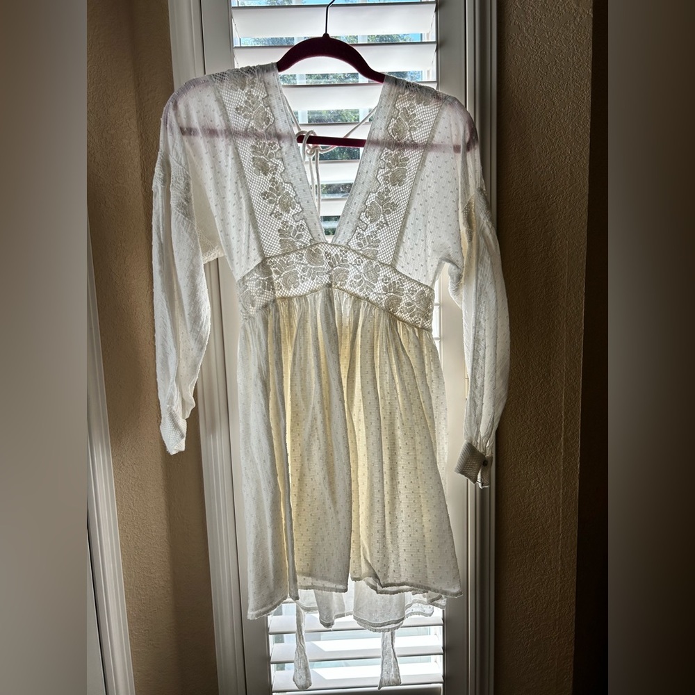 Free people dress with lace detail